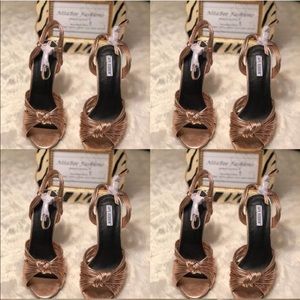 Cape Robbin Rose Gold Knotted Sandals